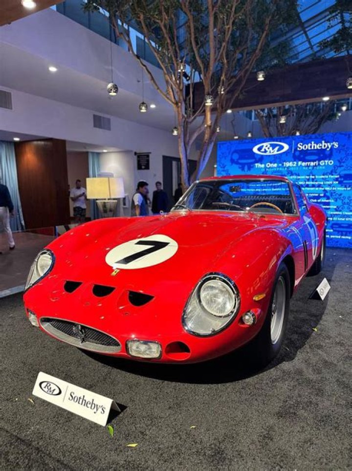 A 1962 Ferrari 250 GTO Sells For $52 Million At Auction