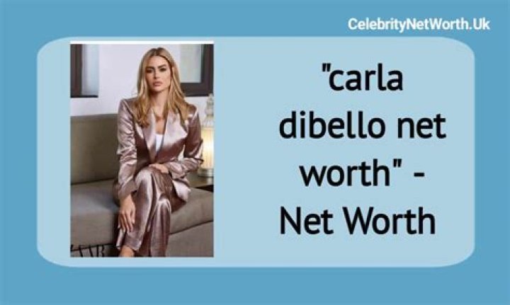 Carla DiBello Net Worth | Celebrity Net Worth