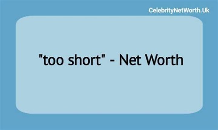 Too Short Net Worth | Celebrity Net Worth